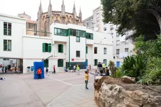 Pati Lurdes de l'escola Jesuïtes Sant Gervasi