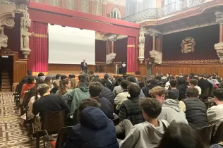 Sensibilització sobre la seguretat vial a Batxillerat de Jesuïtes Sarrià Sant Ignasi