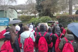 Alumnes de 2n ESO del Claver en la setmana cultural a Devon