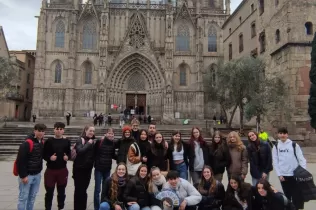 Alumnes de la nostra escola en el seu intercanvi a Koblenz, Alemanya