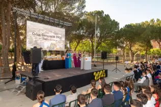 Lectures d'alumnes en la celebració de les Orles de 2n de Batxillerat del curs 2022-23