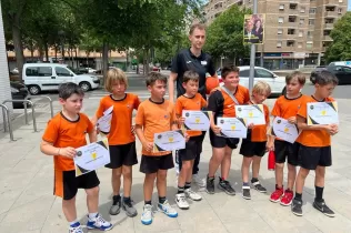 Equip de bàsquet benjamí de Jesuïtes Lleida 2n classificat en el torneig de Copa Segrià Or 2023