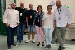 Jurat del concurs Masterchef dut a terme a Jesuïtes Lleida en el marc del projecte "Oído Cocina" de 3r ESO-TQE