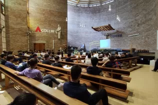 Alumnes de 4t ESO-TQE en la celebració de tancament de curs i d'etapa