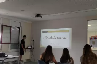 Alumnes de 4t ESO-TQE en la jornada de tancament de curs i d'etapa "Qui sóc jo"