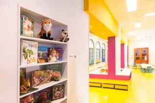 Aula de l'etapa infantil MOPI P3 de Jesuïtes Lleida Col·legi Claver