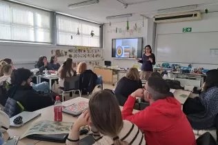 Beatriz Feijoo, responsable de Jesuïtes Educació del Programa ERASMUS+ explica el programa