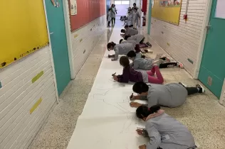 4t de primària de Jesuïtes Bellvitge guanyadors del concurs Sagrada Família