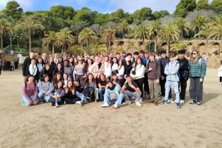 Visita al Parc Güell amb l'alumnat d'Alemanya