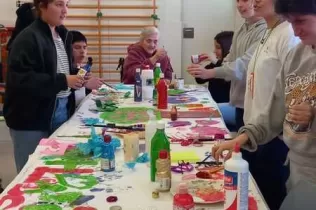 Voluntariat de l'alumnat de 1r d'ESO al centre Pere Mata de Bellvitge