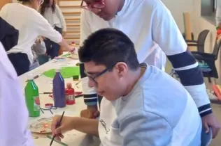 Voluntariat de l'alumnat de 1r d'ESO al centre Pere Mata de Bellvitge