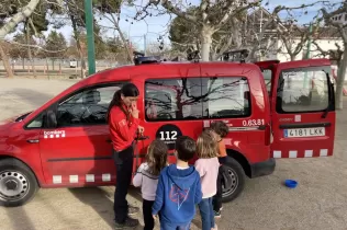 Alumnes de MOPI 5 treballant el projecte dels animals i rebent famílies del curs que els han fet activtat per conèixer els gossos com animals domèstics