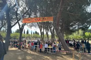 Mercat del Bescanvi per Sant Jordi, organitzat pels alumnes de 5è i 6è de primària