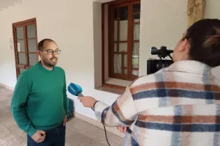 Fer Sánches de Ocaña, professor de ESo i Bat a Jesuïtes Lleida i responsable a l'escola del taller del COAC del programa "Arquitectura a les Aules"