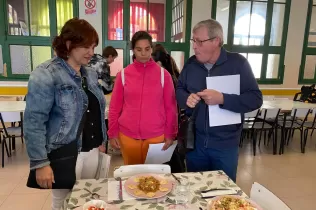 Alumnes de 3r ESO-TQE en el concurs Masterchef del projecte Oído Cocina