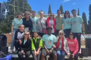 Educadors de Jesuïtes Lleida voluntaris a la cursa Claver Natura 2024