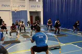 Quinzena de l'activitat física organitzada per l'alumnat d'Ensenyament i Animació Socioesportiva de Jesuïtes Bellvitge