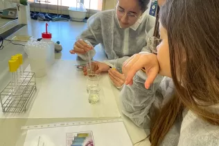 Tallers de coloració de la fruita i elaboració de pasta fresca pels alumnes de BAT 1 al Campus d'ETSEA de la UdL
