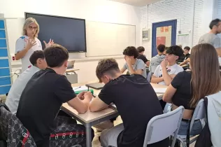 Alumnat del GUIA de Jesuïtes Bellvitge amb el món professional