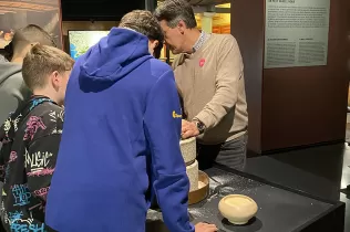 L’alumnat de la SIEI al Museu d’Història de Catalunya