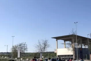 Alumnes de 4t ESO-TQE de Jesuïtes Lleida Col·legi Claver participant en un recés a Verdú en el marc del programa OVE, juntament amb pastoral