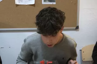 Alumnes de 4t ESO-TQE de Jesuïtes Lleida Col·legi Claver participant en un recés a Verdú en el marc del programa OVE, juntament amb pastoral