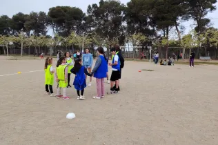 Alumnes de 1r de primària i de 1r ESO de Jesuïtes Lleida Col·legi Claver participan en el parc temàtic CREACIU, activitat organitzada en el marc del rpojecte de religio KUMI.