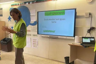 greenpin sant ignasi - greenpeace
