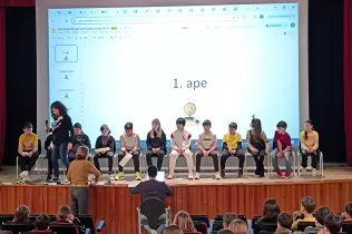 Final escolar Spelling Bee d'AMCO a Jesuïtes Lleida