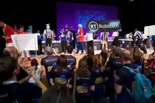 L'equip Robotech del que és fundador i membre l'alumne de Jesuïtes Lleida Marc Perera 