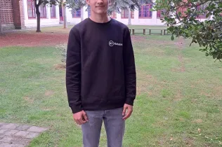 Marc Perera, alumne de Jesuïtes Lleida i membre fundador de l'equip Robotech