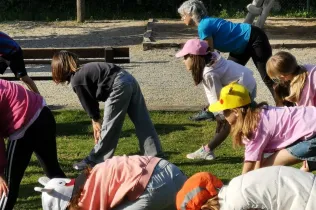 Alumnes de 2n de la PIN de Jesuïtes Lleida durant les convivències a La Manreana, a Cambrils