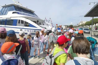 Alumnes de 2n de la PIN de Jesuïtes Lleida durant les convivències a La Manreana, a Cambrils