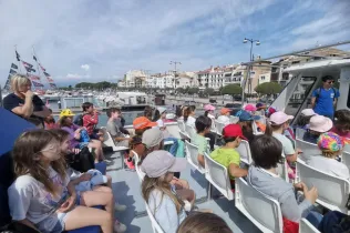 Alumnes de 2n de la PIN de Jesuïtes Lleida durant les convivències a La Manreana, a Cambrils