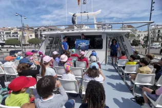 Alumnes de 2n de la PIN de Jesuïtes Lleida durant les convivències a La Manreana, a Cambrils