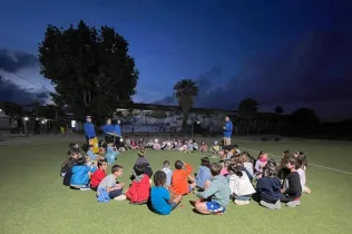 Alumnes de 2n de la PIN de Jesuïtes Lleida durant les convivències a La Manreana, a Cambrils