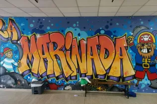 Alumnes de 2n de la PIN de Jesuïtes Lleida durant les convivències a La Manreana, a Cambrils