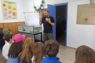 Alumnes de 2n de la PIN de Jesuïtes Lleida durant les convivències a La Manreana, a Cambrils