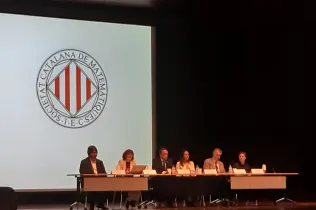 Acte d'entrega de premis 2025 de la Societat Catalana de Matemàtiques