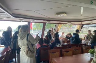 Alumnes de TQE (3r i 4t ESO) durant el seu intercanvi a Koblenz (Alemanya)