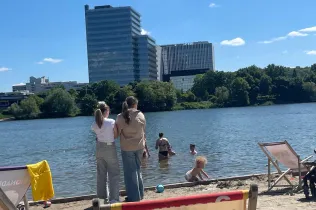 Alumnes de TQE (3r i 4t ESO) durant el seu intercanvi a Koblenz (Alemanya)