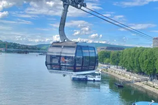 Alumnes de TQE (3r i 4t ESO) durant el seu intercanvi a Koblenz (Alemanya)