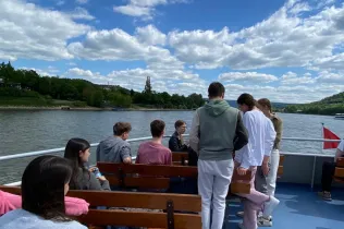 Alumnes de TQE (3r i 4t ESO) durant el seu intercanvi a Koblenz (Alemanya)