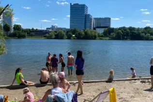 Alumnes de TQE (3r i 4t ESO) durant el seu intercanvi a Koblenz (Alemanya)