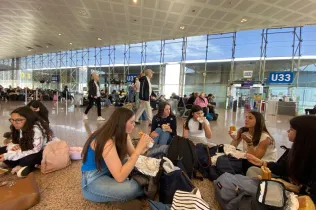 Alumnes de TQE (3r i 4t ESO) durant el seu intercanvi a Koblenz (Alemanya)