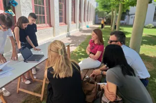 Alumnes de la NEI en la Mostra CREA