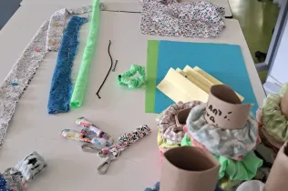 Alumnes de la NEI en la Mostra CREA