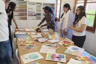 Alumnes de la NEI en la Mostra CREA