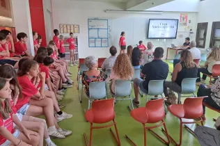 Alumnes de la NEI en la Mostra CREA