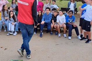 Activitat al parc amb l'Àrea Metropolitana de Barcelona